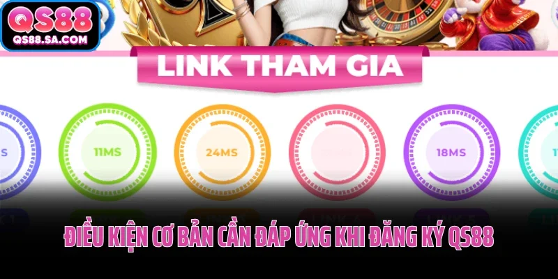 Điều kiện cơ bản cần đáp ứng khi đăng ký QS88
